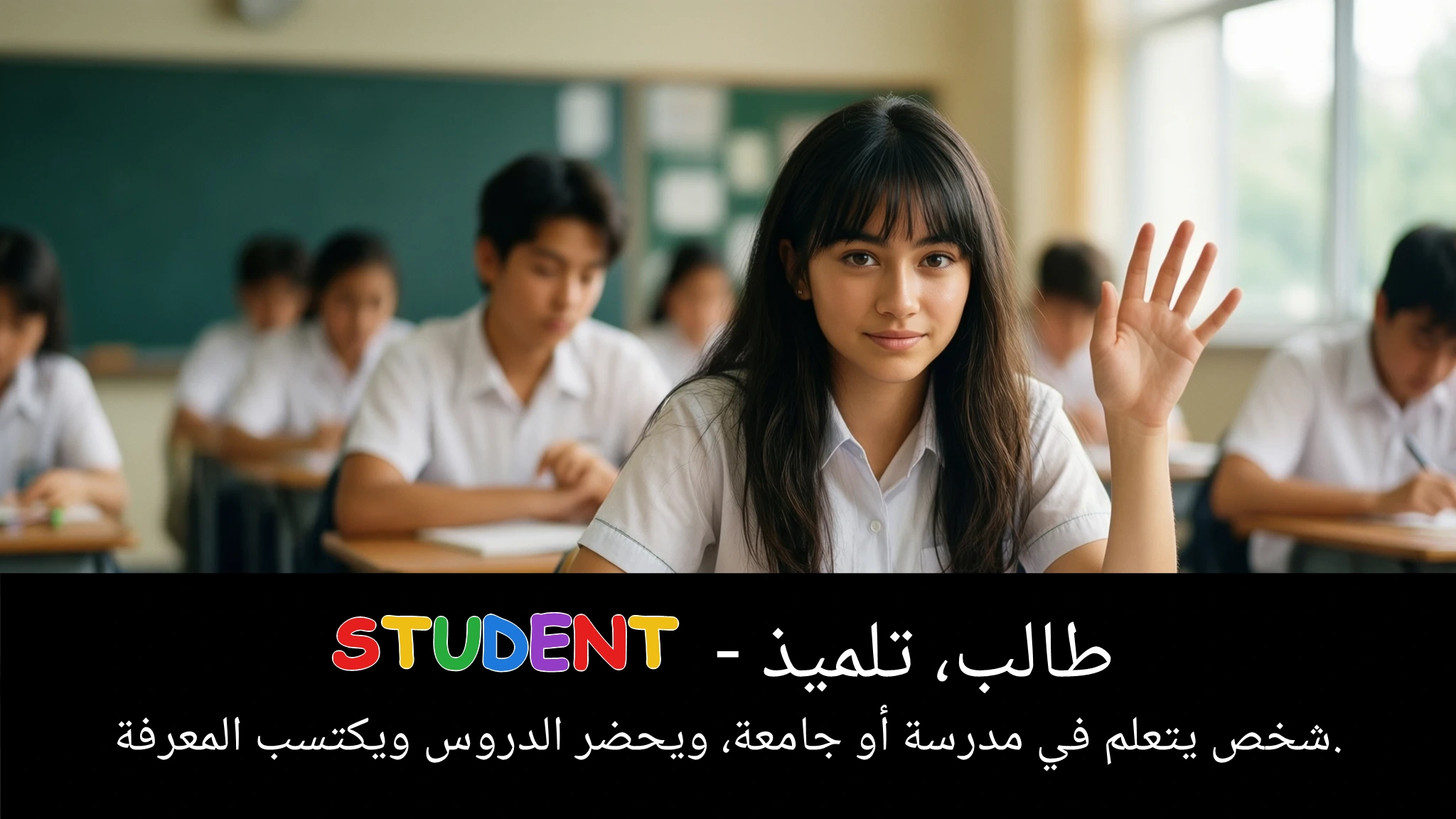 Arabic Illustration for student